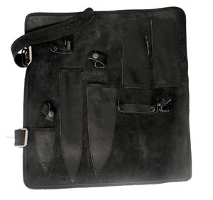 Ensemble de 5 couteaux de chef en acier au carbone avec manche en bois d'olivier et en Pakka, couteau de cuisine tranchant pour les outils de cuisine - Product Image 6