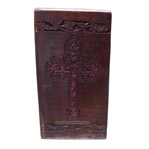 Venta al por mayor de urnas de cremación de madera hechas a mano respetuosas con el medio ambiente para cenizas humanas adulto hombre mujer a precio de mercado - Product Image 1