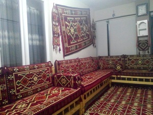 Bộ Sofa Góc Ngoài Trời Bộ Sofa Góc Gỗ Ngoài Trời Bộ Sofa Góc Phương Đông Phong Cách Ottoman + 32 Điệu Nhảy Xốp Đệm Gối - Product Image 6