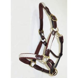 Harnais en cuir de cheval simple épaisseur haut de gamme, fait main, accessoire de bridon tendance, prix économique - Product Image 2