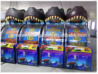 Électronique Rachat Loterie Machine de Jeu D'enfants D'intérieur D'arcade Machine Dinosaure Roulettes Jeu pour Les Enfants