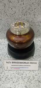 ALUMINIUM BRUN QUALITÉ BOUGIE LUMIÈRE CRÉMATION URNE FUNÉRAIRES BRASSWORLD INDE - Product Image 6