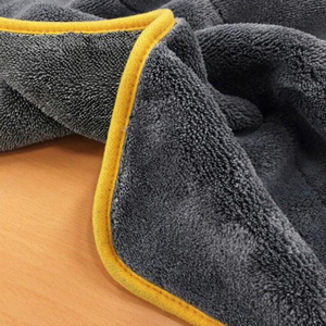 Khăn Lau Xe Sợi Nhỏ Xoắn Kép Tốt Nhất Hàn Quốc 1400GSM Hidden Edge Hấp Thụ Nhanh Cọc Cao - Product Image 3