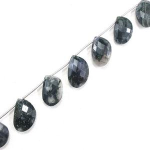 11 Pieces Natural Solar Quartz Gemstone Faceted <b>Heart</b> Shape Briolette Beads Wholesale Manufacturer Genuine High Quality - Product Image 1