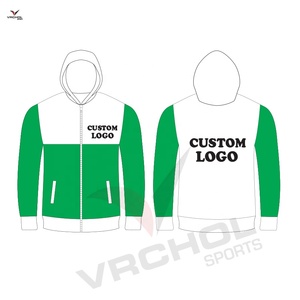 เสื้อฮู้ดดี้ผู้ชายไซส์ใหญ่สีเขียวแบบกำหนดเอง ผ้าฟลีซ สำหรับฤดูใบไม้ร่วง ดีไซน์ปักลาย  ถักทอแบบพิเศษ ป้องกันรอยยับ เป็นมิตรต่อสิ่งแวดล้อม - Product Image 2