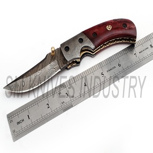 Couteau de poche pliant damas, nouveau couteau de poche personnalisé fait à la main (smk1258), - Product Image 5