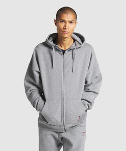 เสื้อฮู้ดผ้าฝ้ายขนแกะผู้ชายคุณภาพสูง,เสื้อผ้าแนวสตรีทฮูมีฮู้ดโอเวอร์ไซส์ผ้าคอตตอนฟรีซ - Product Image 2