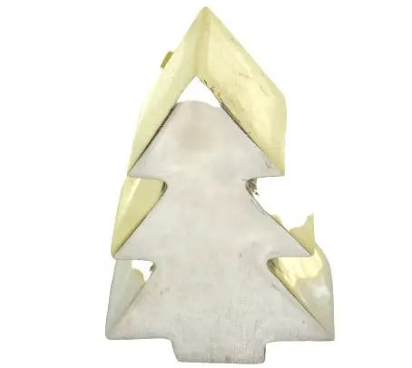 METAL ALUMINIUM CHRISTMAS TREE TABLE TOP HOME DECORATION METAL CHRISTMAS ALUMINIUM TREE WITH HIGH THICKNESS