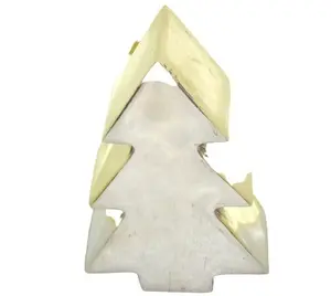 Árbol de Navidad de aluminio para decoración del hogar, árbol de Navidad de METAL con alto espesor