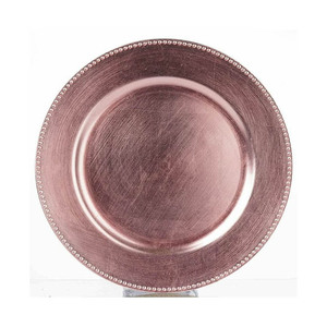 Vaisselle à haute demande plat et assiette forme ronde fait à la main conception fantaisie assiette de chargeur galvanisée pour mariage et fêtes - Product Image 6