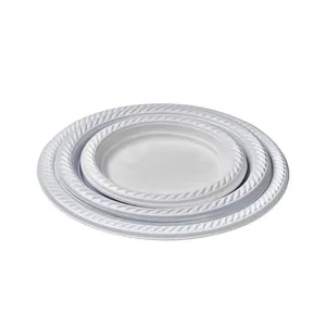 Einweg artikel Wieder verwendbare Kunststoff-PS-PP-Platte für hoch entwickelte Tisch dekoration Kunststoff platte Kunststoff-Tischset Hersteller