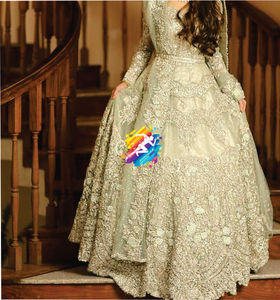 2022 New Design Floor-Length Empire Silhouette Bridal/Wedding Dress with Sweep/<b>Brush</b> Train Lace-Up <b>Back</b> for Pregnant Women - Product Image 6
