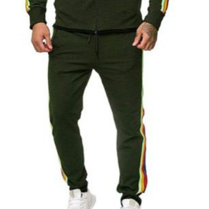การออกแบบใหม่ Tracksuit กล้ามเนื้อ Hoodie/กางเกงสกินนี่สุดในสีฟ้าอ่อน - Product Image 3