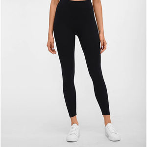 Pantalones de Yoga transpirables de cintura media sin costuras para mujer, push-up de compresión para gimnasio, Fitness, deporte informal, entrenamiento para correr, venta al por mayor - Product Image 2