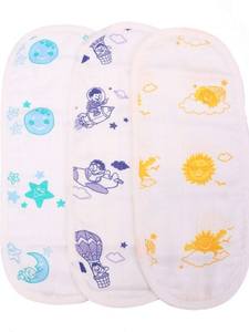 soft and trendy baby burp <b>cloth</b> 100% cotton and comfortable for new born babies for boy and girl printed baby burp - Product Image 5