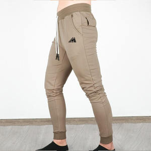 Pantalons de jogging décontractés pour hommes, tissu en laine peignée imperméable de haute qualité, vêtements de sport amples, nouveaux pantalons de survêtement de printemps et d'automne avec logo personnalisé - Product Image 3