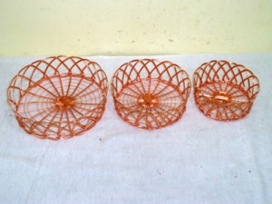 New Design Hot Sale Iron Storage Metal Mesh Grid Fruits Flower Mini <b>Basket</b> for Home Decoration - Product Image 5