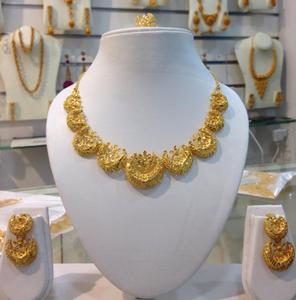 Bracelets à breloques pour femmes indiennes, bijoux à la mode, en vrac, colliers de 18carat, sac en alliage personnalisé, vente en gros - Product Image 2