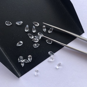 Piedra de Cuarzo Natural de 4mm y 6mm, Corte Pera, Gema Suelta, Certificada, Tendencias Alibaba, Piedras para Joyería en Línea 2026 - Product Image 1