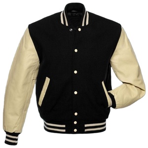 Chaqueta Varsity de Lana Personalizada de Alta Calidad para Hombre y Mujer, Estilo Casual de Invierno, Cierre de Cremallera, Forro de Lana Impermeable, Bordada - Product Image 6