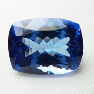 Cojín facetado de tanzanita Natural 100%, corte hermoso, piedra natal preciosa suelta, piedra preciosa, piedra elegante para hacer joyas, uso OEM - Product Image 6