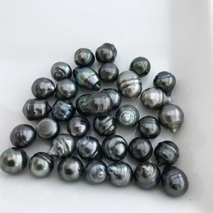 100% perles baroques grises et noires de Tahiti naturelles eau de mer naturelle sans trou perle de Tahiti noire avec des prix bon marché pour le bricolage - Product Image 2