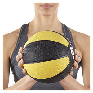 Pelota de goma sólida para medicina, Bola de medicina para ejercicio, equilibrio de peso - Product Image 4