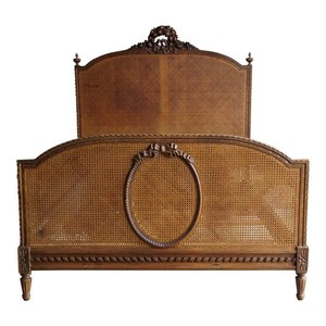 เตียงไม้สไตล์ฝรั่งเศสที่ทำจากไม้เนื้อแข็งสำหรับห้องนอนแกะสลักด้วยมือกรอบเตียงที่มีคุณภาพที่ดีที่สุดเฟอร์นิเจอร์ห้องนอน - Product Image 4