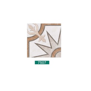 Carreaux de sol en porcelaine polie à double chargement décoratif design rond 40x40cm - Product Image 5