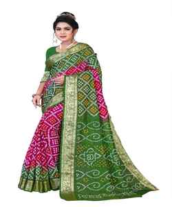 Banarasi Silk Sarees Party Wedding Indian Apparel - Product Image 5