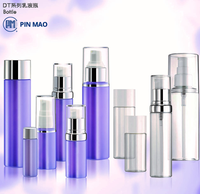 Botol Plastik PETG Ramah Lingkungan Seri DT 50ml dengan Pompa Airless untuk Kemasan Kecantikan, Perawatan Kulit & Aplikasi Cairan