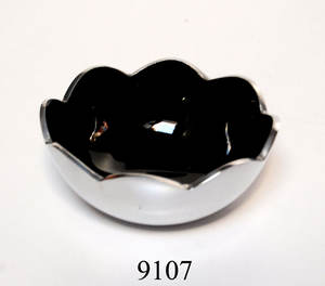 Decorative Black Enamel Aluminum Fruit Bowl antique aluminum Bowl for table decor Customized - Product Image 5