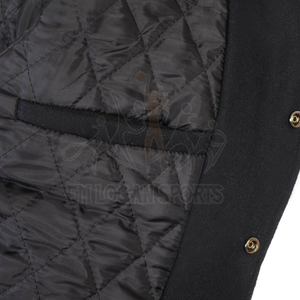 Chaqueta de béisbol informal para adolescentes, chaqueta de manga larga con botones, de lana, personalizada - Product Image 3