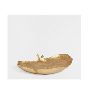 Plateau de feuille en métal de haute qualité plateau en métal plateau de conception de feuille décorative à vendre plateau de feuille en métal de haute qualité - Product Image 1