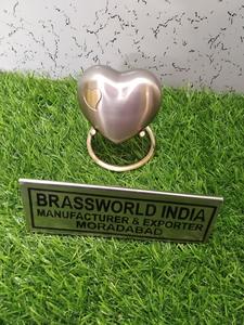 Recuerdo de corazón de latón, urna funeraria, suministros funerarios, Brassworld, India - Product Image 6