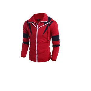 2025 personalizado Heavy Fleece cremallera Stand sólido sudaderas con capucha de alta calidad bordado 100% algodón sudaderas Drop Shoulder High - Product Image 4