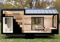 ADAY Maisons conteneurs sur roues en acier