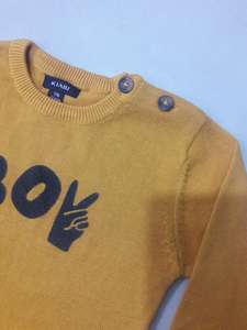 Vêtements de surplus : Pulls d'hiver décontractés en coton à col rond et manches longues pour garçons, avec étiquettes de marque authentiques, lot de stock du Bangladesh - Product Image 3