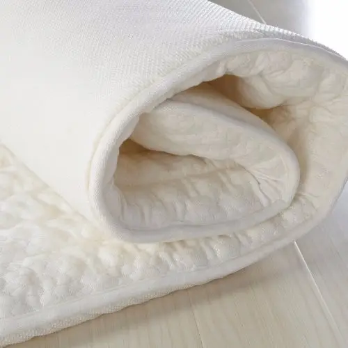 Polyester viskon alev geciktirici yatak olmayan dokuma kumaş, iğne delinmiş termal bağlı polyester dolgu keçe abd pazarı için