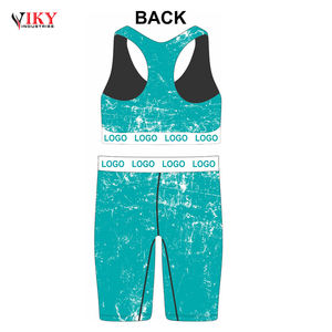 Traje deportivo con estampado digital Nuevo diseño Estampado deportivo Traje de yoga Conjunto de sujetador y pantalones cortos de Yoga de dos piezas - Product Image 5