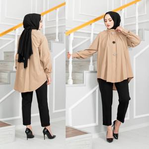 Nouvelle saison robes modestes islamiques pour femmes Abaya Kaftan tunique Kimono Hijab ethnique de haute qualité Design turc vente arabe de Dubaï - Product Image 2