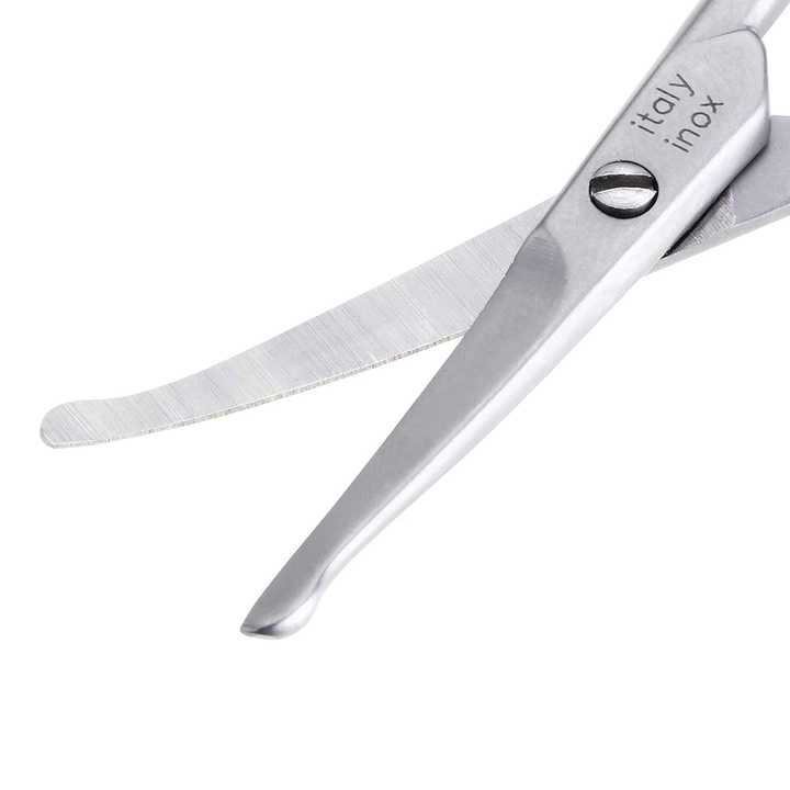 Professional Manicure Scissors Men's Beard and Moustache Trimming Scissors Straight Blade Nose Hair Scissors Sustainable