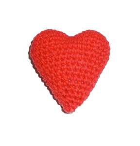 Handmade Magic Squeaker Heart <b>Dog</b> Toy - Product Image 1