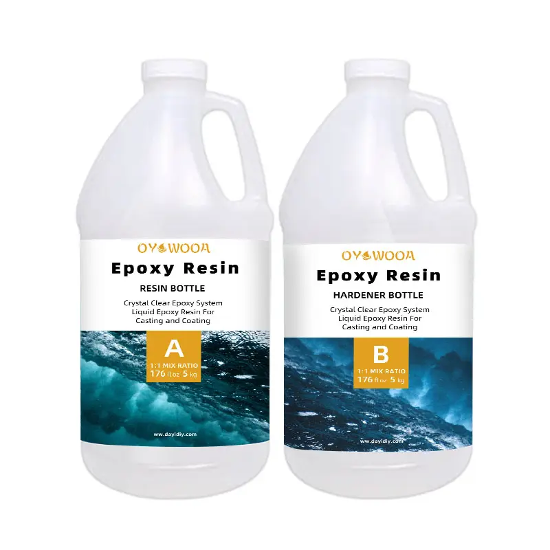 Nghệ thuật sáng tạo không mùi Dung môi-miễn phí nhựa Epoxy chất lỏng trong suốt keo sâu đổ tinh thể rõ ràng nhựa Epoxy cho các đối tượng lớn