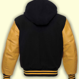 Best Quality Winter Wool <b>Jacket</b> Customizable Red Varsity Letterman Style for Men Women Stand Chenille Embroidery PU Material - Product Image 3