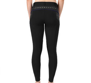 Flattering Fit Equestrian Clothing <b>Leggings</b> <b>Suede</b> Pants Custom Wholesale Technical Horse Riding Tights <b>Leggings</b> - Product Image 3