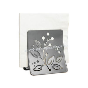 Porte-serviettes en Aluminium, décoration de Table, porte-serviettes, accessoires, rond en métal - Product Image 5