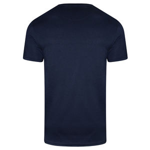 Camiseta 100% de algodón para hombre, ropa blanca con estampado de logotipo personalizado liso de alta calidad, color negro, venta al por mayor - Product Image 3