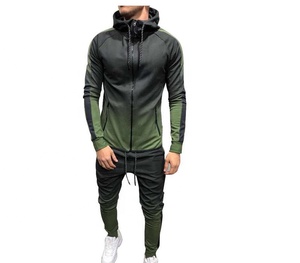 Survêtement de sport pour hommes, ajusté, sur mesure, de bonne qualité, slim, pour le jogging, tendance - Product Image 1