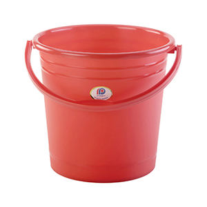Cubo de plástico esmerilado para baño, 11 Ltrs - Product Image 1